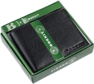 

BREXIT Men Black Artificial Leather Wallet(3 Card Slots)