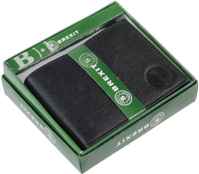 

BREXIT Men Black Artificial Leather Wallet(3 Card Slots)