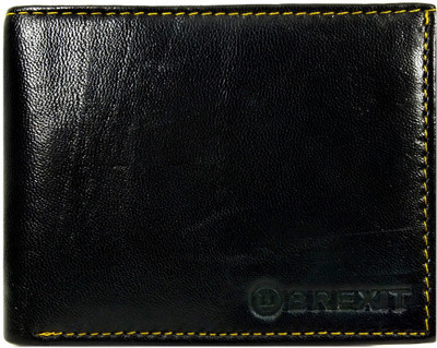 

BREXIT Men Black Artificial Leather Wallet(5 Card Slots)