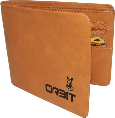 

Orbit Men Khaki Artificial Leather, Fabric Wallet(4 Card Slots)