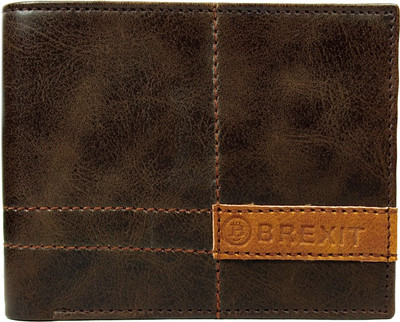 

BREXIT Men Brown Artificial Leather Wallet(3 Card Slots)