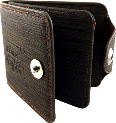 

Teenage Men Multicolor Artificial Leather Wallet(9 Card Slots)