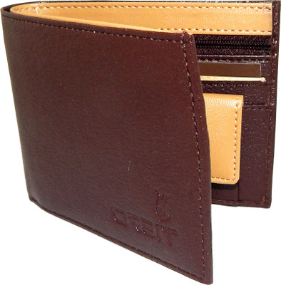 

Orbit Men Brown Artificial Leather, Fabric Wallet(6 Card Slots)