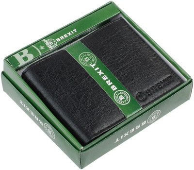 

BREXIT Men Black Artificial Leather Wallet(3 Card Slots)