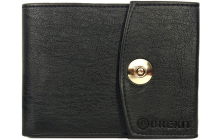 

BREXIT Men Black Artificial Leather Wallet(6 Card Slots)