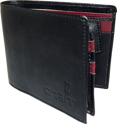 

Orbit Men Black Artificial Leather, Fabric Wallet(5 Card Slots)