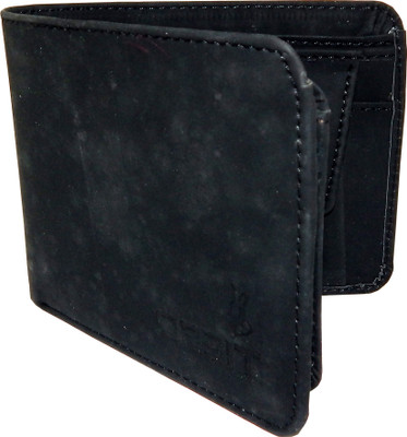 

Orbit Men Black Artificial Leather, Fabric Wallet(4 Card Slots)