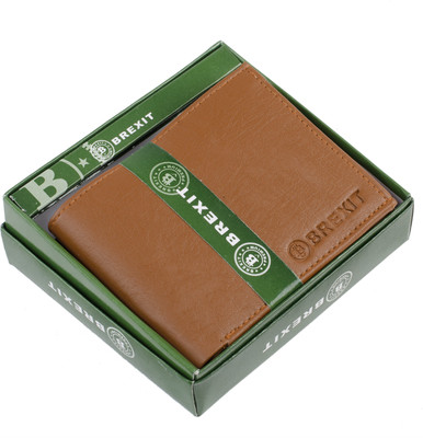 

BREXIT Men Tan Artificial Leather Wallet(9 Card Slots)