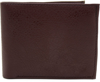 

Nietz Men Brown Genuine Leather Wallet(14 Card Slots)