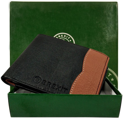 

BREXIT Men Black Artificial Leather Wallet(3 Card Slots)