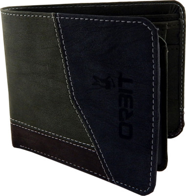 

Orbit Men Green Artificial Leather, Fabric Wallet(5 Card Slots)