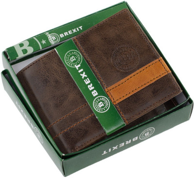 

BREXIT Men Brown Artificial Leather Wallet(6 Card Slots)