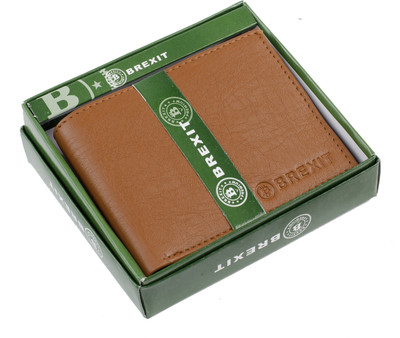 

BREXIT Men Tan Artificial Leather Wallet(3 Card Slots)