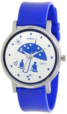 

NUBELA New Analog Blue Color Watch - For Girls