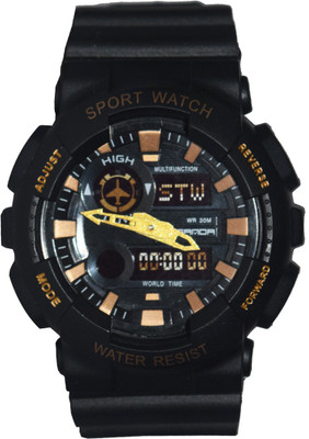 

Sanda SD-899 Dual Display BLK - Copp Watch - For Men