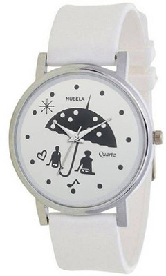 

NUBELA New Analog White Color Watch - For Girls