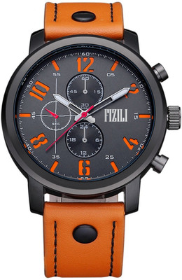 

FIZILI Black23580 FIZILI Men's 8192 Analog Quartz Orange Watch Watch - For Men