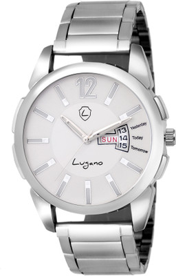 

Lugano LG 1149 Stylish Day & Date Series Watch - For Men