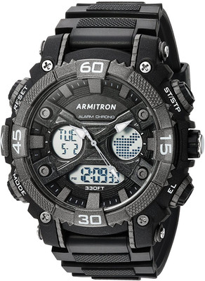 

Armitron Sport Black3447 Armitron Sport Men's 20/5108BLK Analog-Digital Chronograph Black Resin Strap Watch Watch - For Men