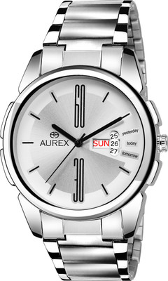 

AUREX AX-GR122-WTC White Dial Day And Date Functioning Watch - For Men