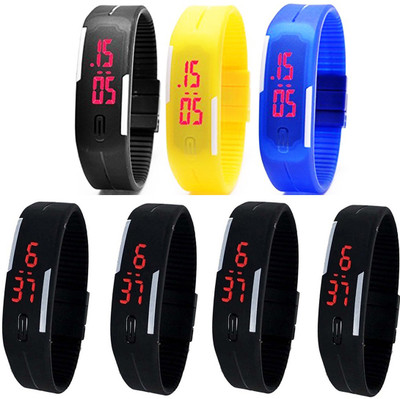 

PureDeals PD_164 LED Digital Band Watch (for all age group) Watch - For Boys & Girls