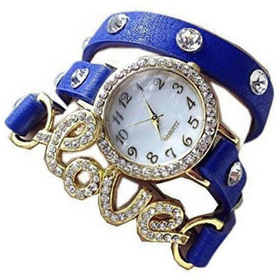 

Montres Blue Love Brecelate Wedding Collection Women Watch - For Girls