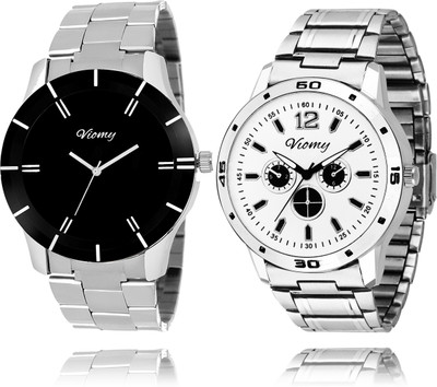 

VIOMY STYLISH BLACK AND WHITE COMBO WATCHES -2G5010 Watch - For Men