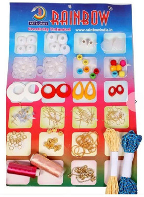 

ecaart Silk Thread jewellery making kit with mould