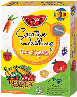 

Grab Offers Creative Quilling Fruits And VegetablesCollection Best Way For Learning And Increase Child Imagination For Kids.