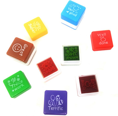 

Aadya Crafts self linking praise reward stamp (square)