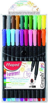 

Maped Graph'Peps - Fineliners 20 Colors Set