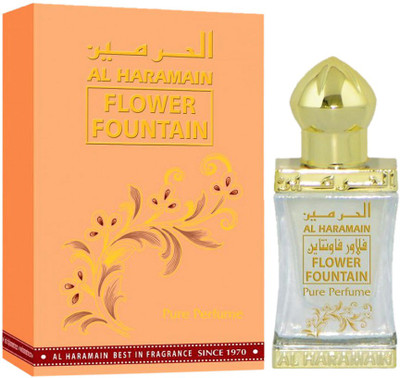 

Kivalo Ⓡ Al Haramain Pure Original Flower Fountain Fragrance Perfume Oil (Attar) with Rose, Vanilla, Musk- 12 ml Floral Attar(Musk)