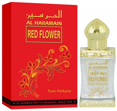 

Kivalo Ⓡ Al Haramain Pure Original Red Flower Fragrance Perfume Oil (Attar) with Rose, Jasmine, Musk - 12 ml Floral Attar(Musk)