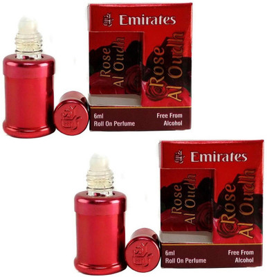 

EMIRATES Rose Al Oudh Floral Attar LONG LASTING PACK OF 2 PC Floral Attar(Floral)