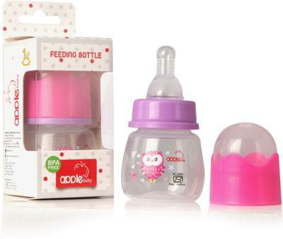 

Apple Baby Feeding Bottle For Babies- Pink - 60 ml(pink)