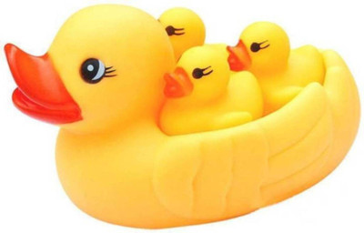 

MrSanotiyas Baby Bathing Toys Duck Family set Bath Toy (Yellow) Bath Toy(Yellow)