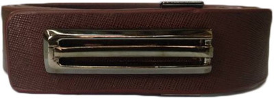 

Revo Men & Women Formal Brown Genuine Leather Belt