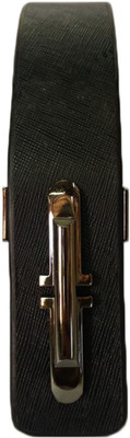 

Revo Men & Women Black Genuine Leather Belt