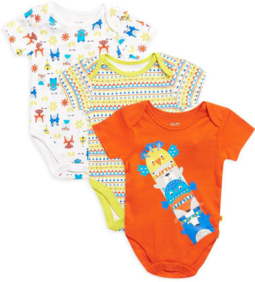 

Mini Klub Baby Boy's Multicolor Bodysuit, Multi