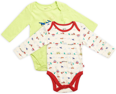 

Mini Klub Baby Boy's Green Bodysuit