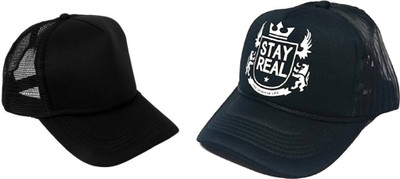 FashMade Printed Sports/Regular Cap Cap(Pack of 2)