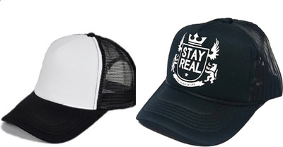FashMade Printed Trucker Cap Cap(Pack of 2)