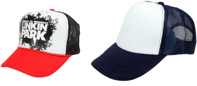 FashMade Printed Trucker Cap Cap(Pack of 2)