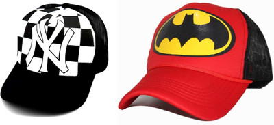 FashMade Printed Sports/Regular Cap Cap(Pack of 2)
