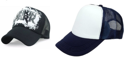 FashMade Printed Trucker Cap Cap(Pack of 2)