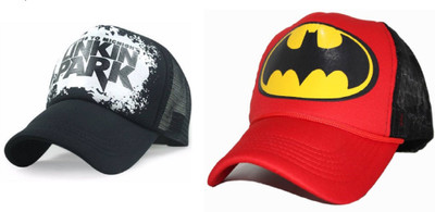 FashMade Printed Sports/Regular Cap Cap(Pack of 2)