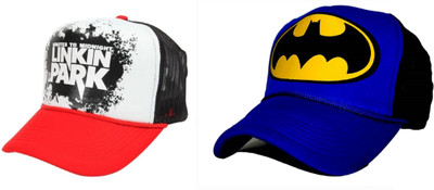FashMade Printed Sports/Regular Cap Cap(Pack of 2)