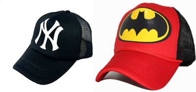 FashMade Printed Trucker Cap Cap(Pack of 2)