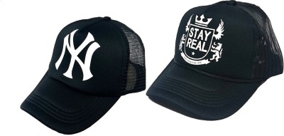 FashMade Printed Trucker Cap Cap(Pack of 2)