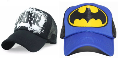 FashMade Printed Sports/Regular Cap Cap(Pack of 2)